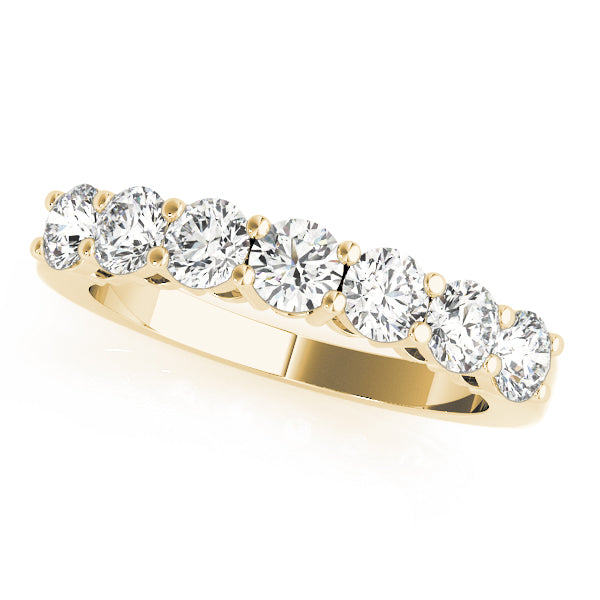 Liva 8 Stone Eheringe für Damen aus Weißgold