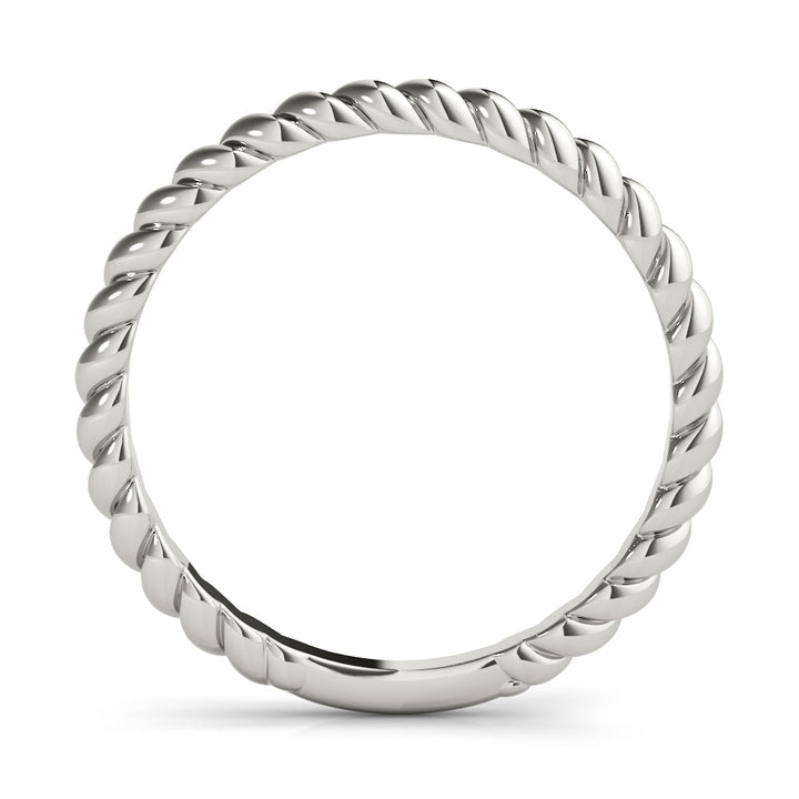 BÃ¤rbel Twisted Ehering aus 14K WeiÃŸgold