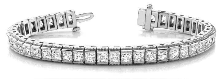Daisy inline Channel Set Bracelet