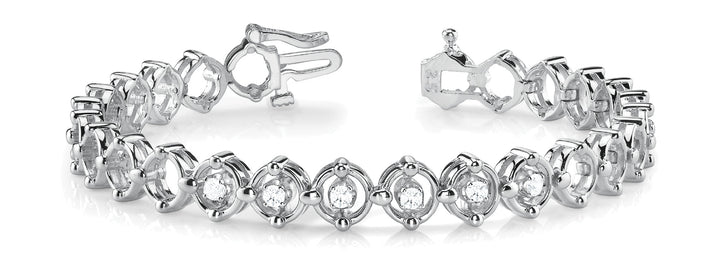 Cera Fashion Bracelet in White Gold