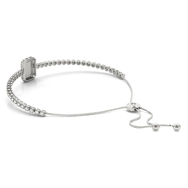 Cluster-Verstellbares Armbänder aus 9K Weißgold