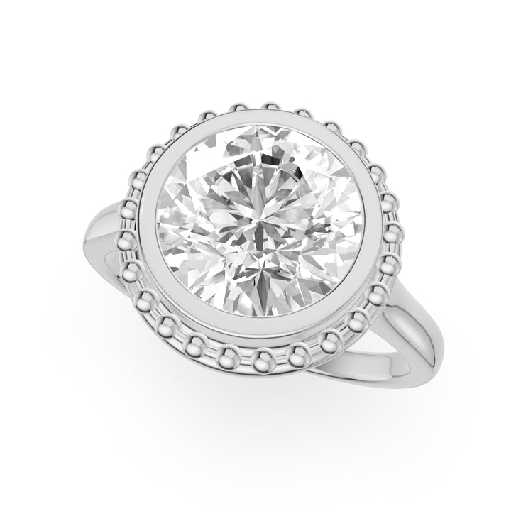 Maia Bezel Engagement Ring