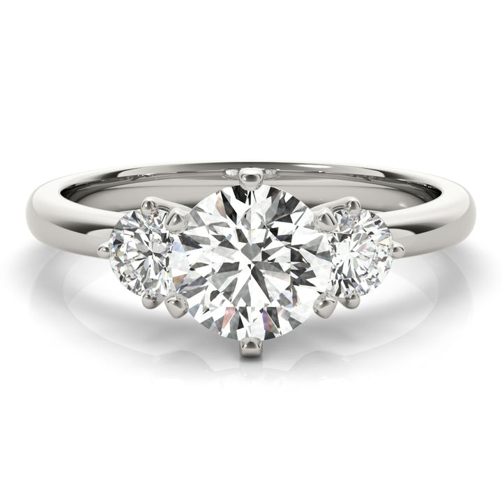 Vega Three Stone Engagement Ring