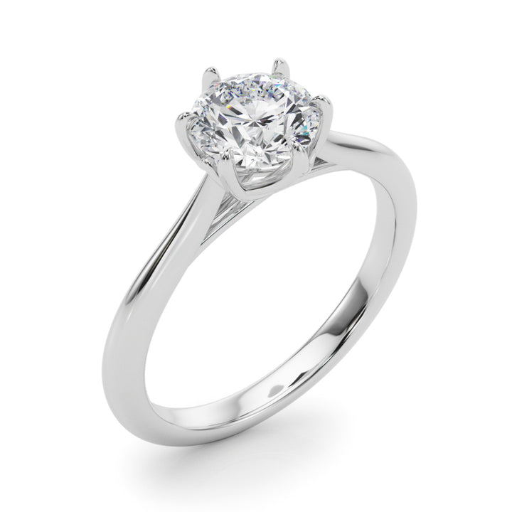 Leonora Six Prong Solitaire Engagement Ring