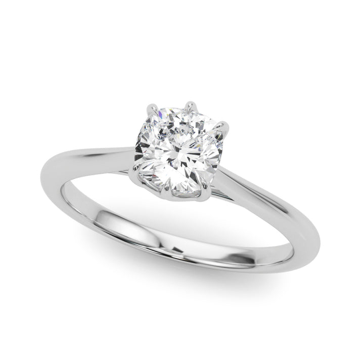 Elena Thin Solitaire Engagement Ring