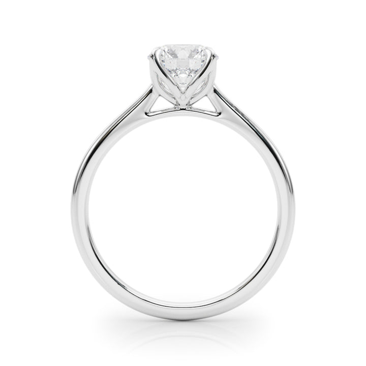 Lucienne Leaf Solitaire Engagement Ring