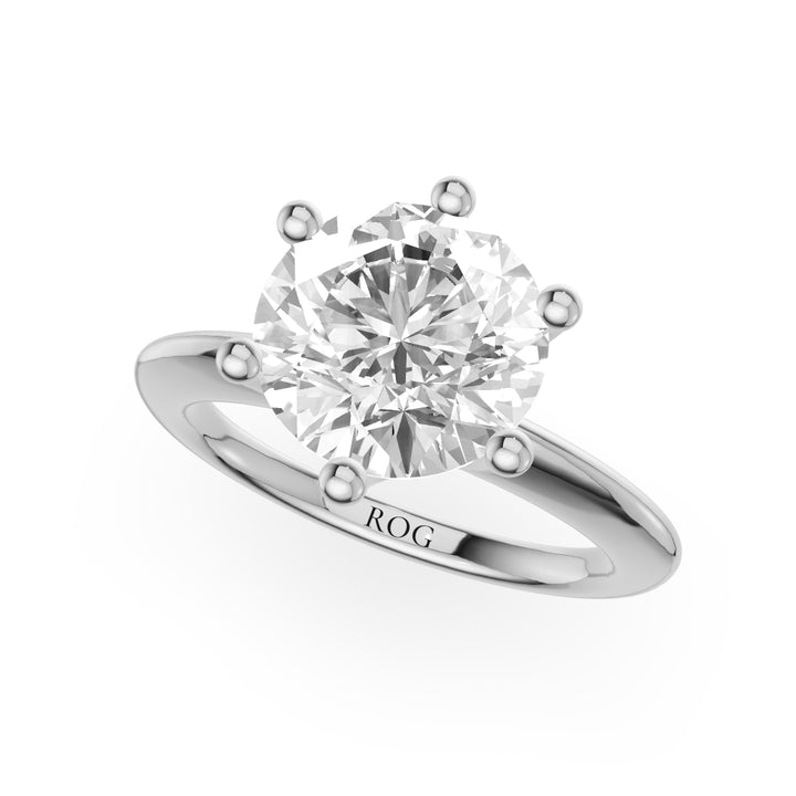 Evelina Six Prong Engagement Ring