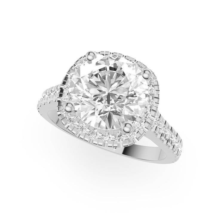Watzmann Cathedral Halo Engagement Ring