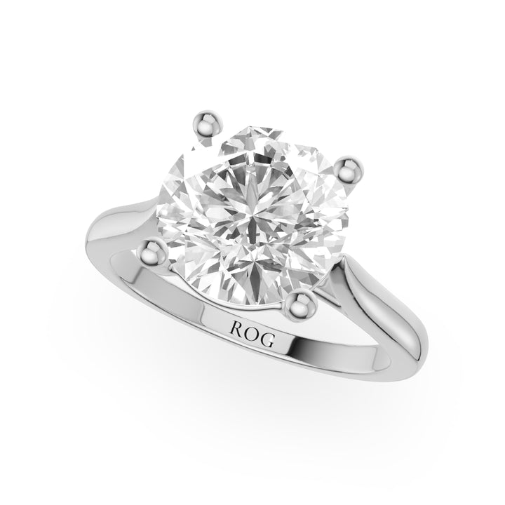 Noelle Basket Solitaire Engagement Ring