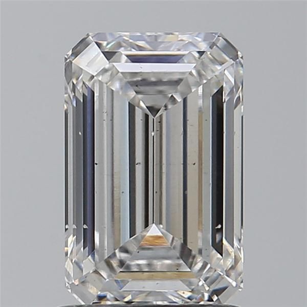1,58CT Smaragd Schliff Laborgezüchtete Diamant E | SI1 | IGI Zertifiziert