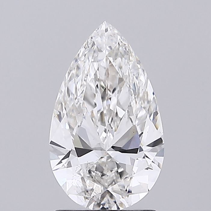 1,5CT Tropfen Schliff Laborgezüchtete Diamant F | VS2 | IGI Zertifiziert