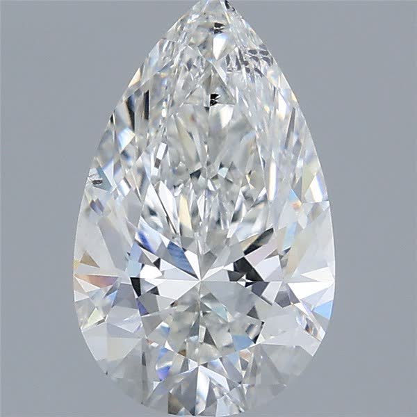 1,54CT Tropfen Schliff Laborgezüchtete Diamant E | SI1 | IGI Zertifiziert