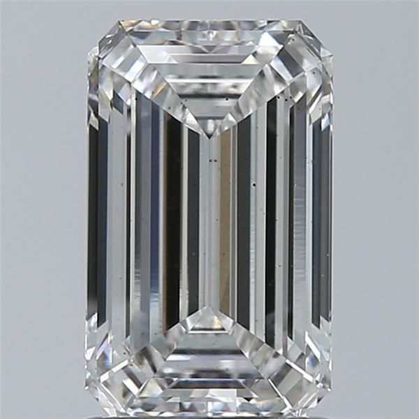 1,51CT Smaragd Schliff Laborgezüchtete Diamant F | SI1 | IGI Zertifiziert