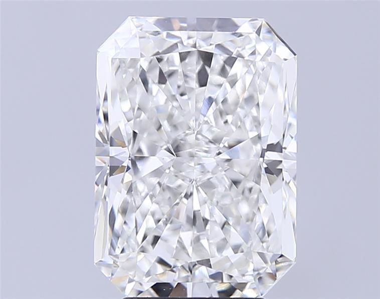 5,05CT Radiant Schliff Laborgezüchtete Diamant E | VVS1 | IGI Zertifiziert