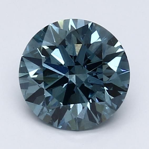 1,52CT Brillant Schliff Farbigem laborgeschaffenem Diamant Blue | SI1 | IGI Zertifiziert