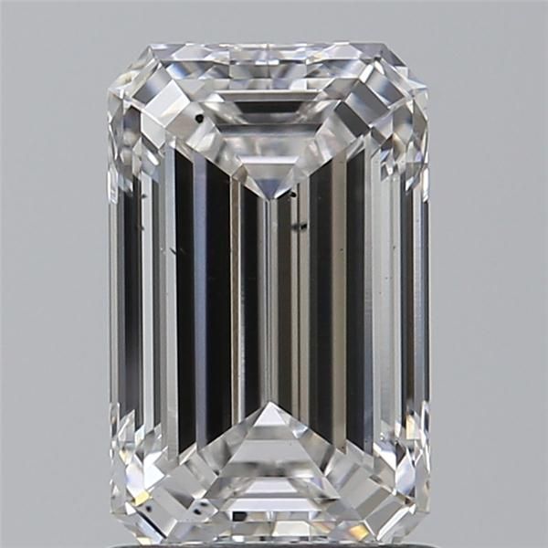 1,53CT Smaragd Schliff Laborgezüchtete Diamant E | SI1 | IGI Zertifiziert
