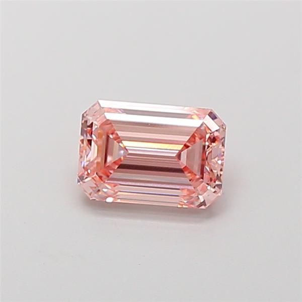 1,52CT Smaragd Schliff Farbigem laborgeschaffenem Diamant PINK | VVS2 | IGI Zertifiziert